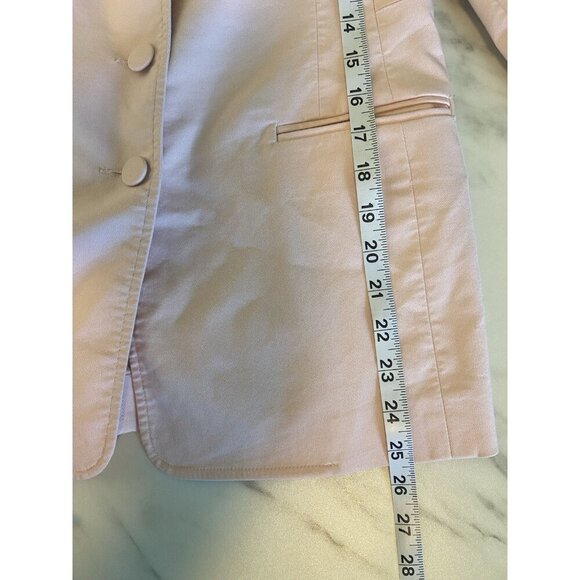 CABI Grace Blazer Pink Stretch Twill Button-up Jacket Size 4 Office Party Date - Picture 8 of 9